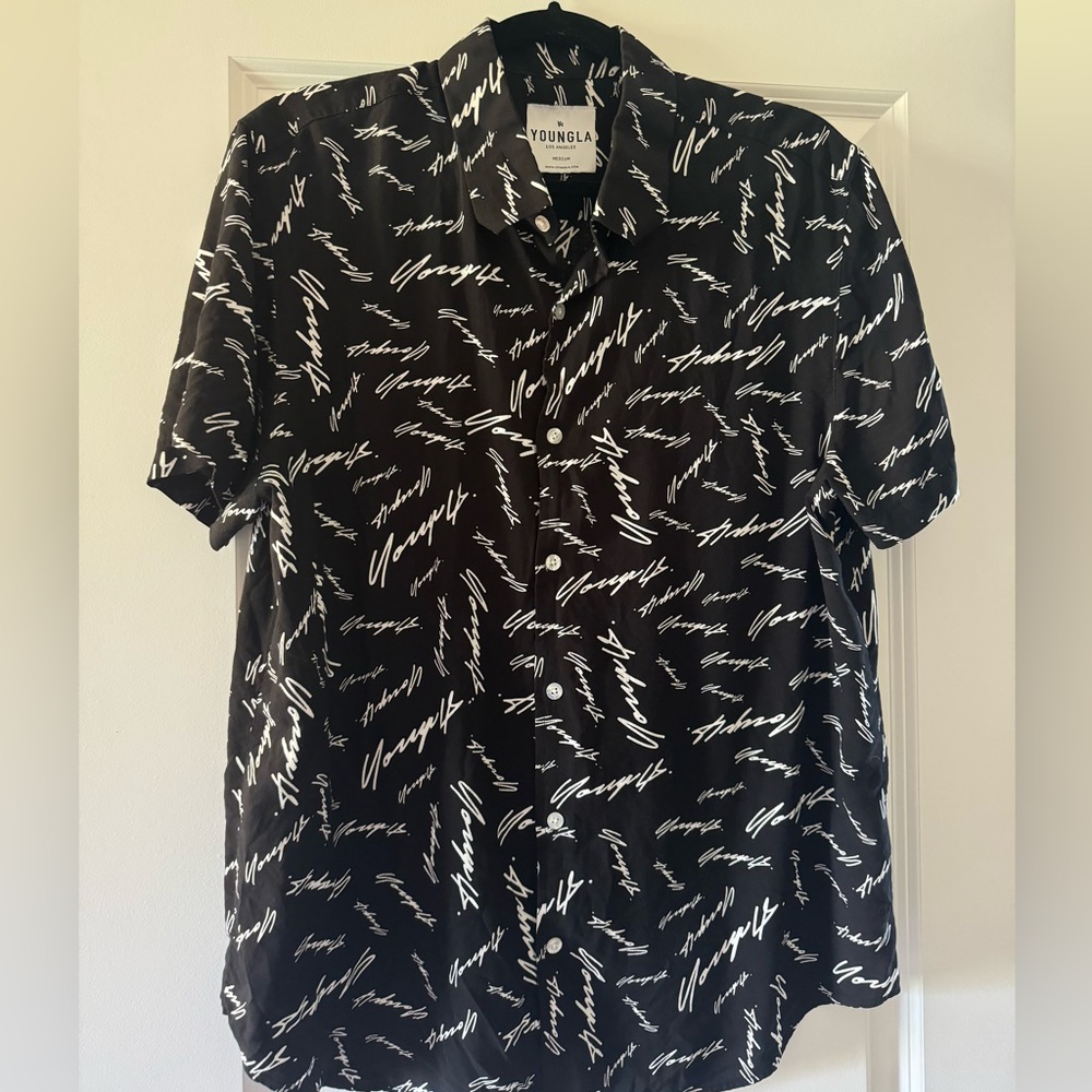 YoungLA 439 Miami Vice Short Sleeve Shirt (Youngla Autograph / Medium)